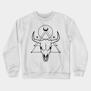 Cow Skull Crewneck Sweatshirt